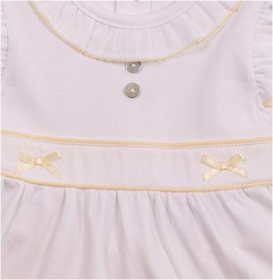 Mintini MB7065 * MB7065 Pointelle Bow Two Piece Set(3-9 months)