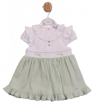 Mintini MB7056 * MB7070SG Pointelle Bow Dress(3-9 months)