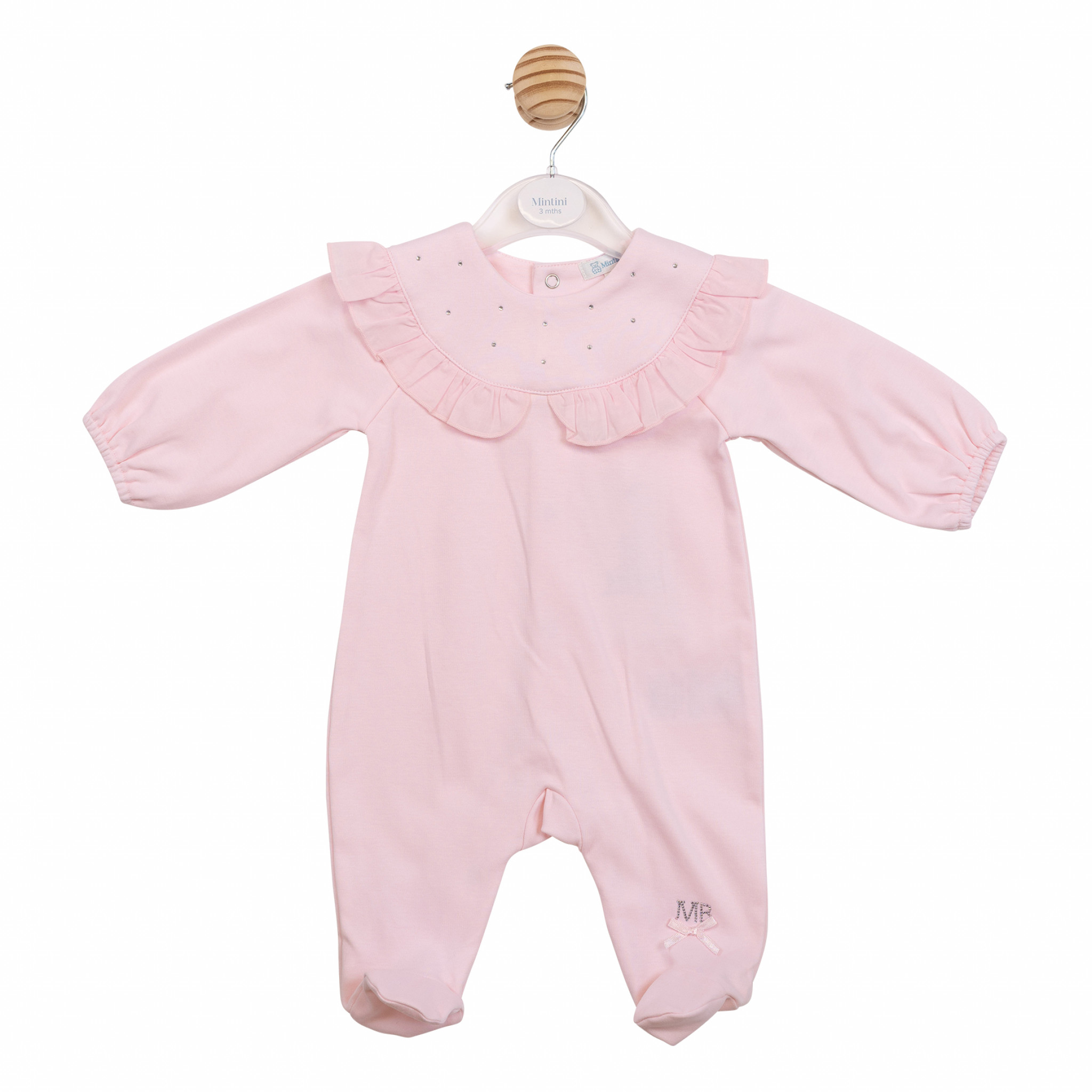 Mintini MB7090 * MB7090 Diamante and Frill All In One (1-6 months)