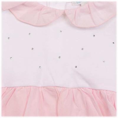 Mintini MB7091 * MB7091 Diamante and Frill Romper (1-9 months)