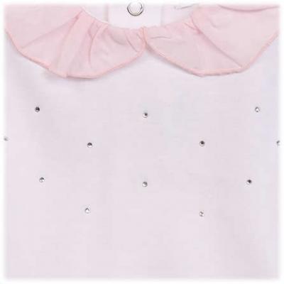 Mintini MB7093 * MB7093 Diamante and Frilled Bloomer Set (3-9 months)