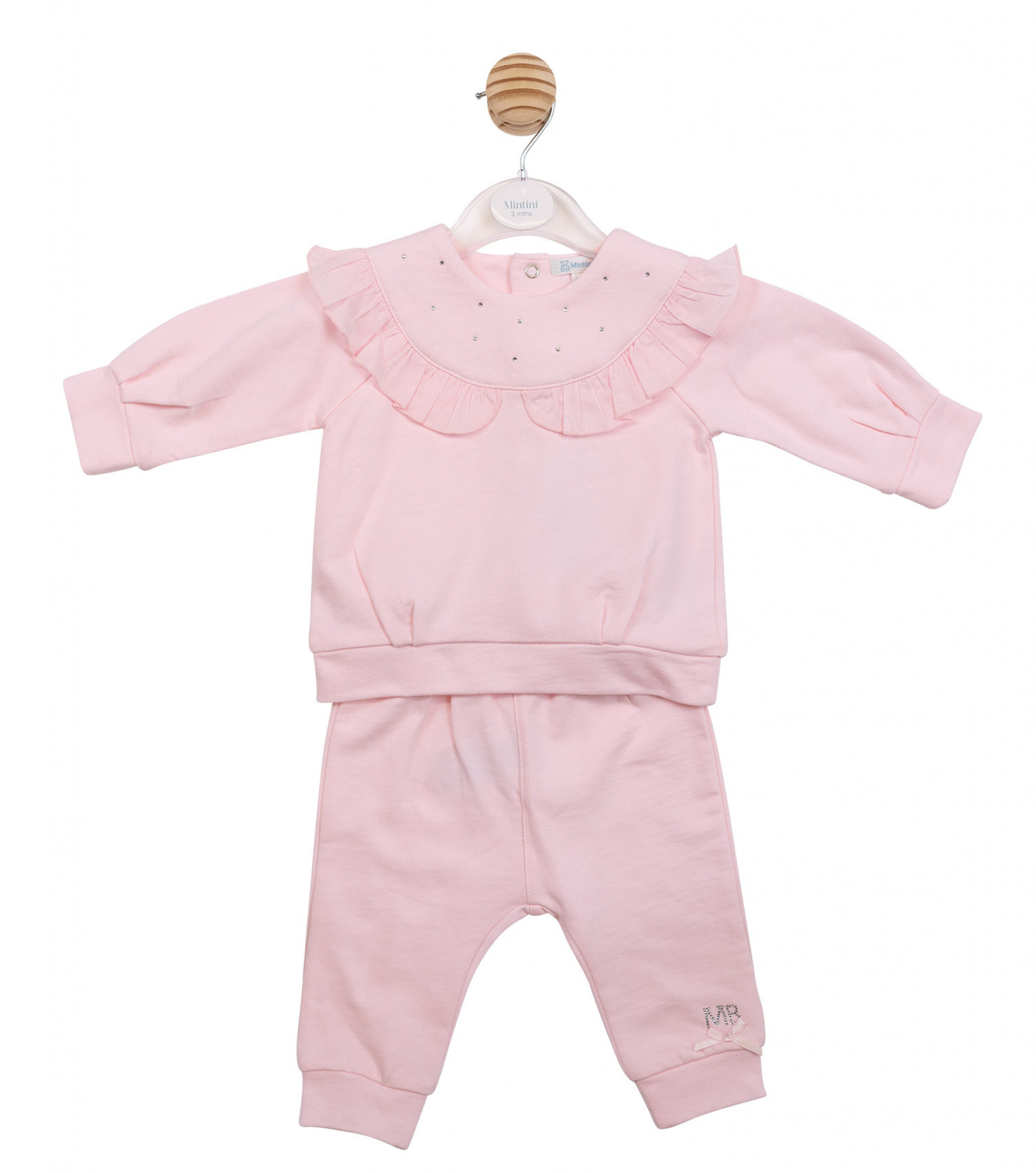 Mintini MB7099 * MB7099B Diamante and Frilled Trouser Set (3-5 years)
