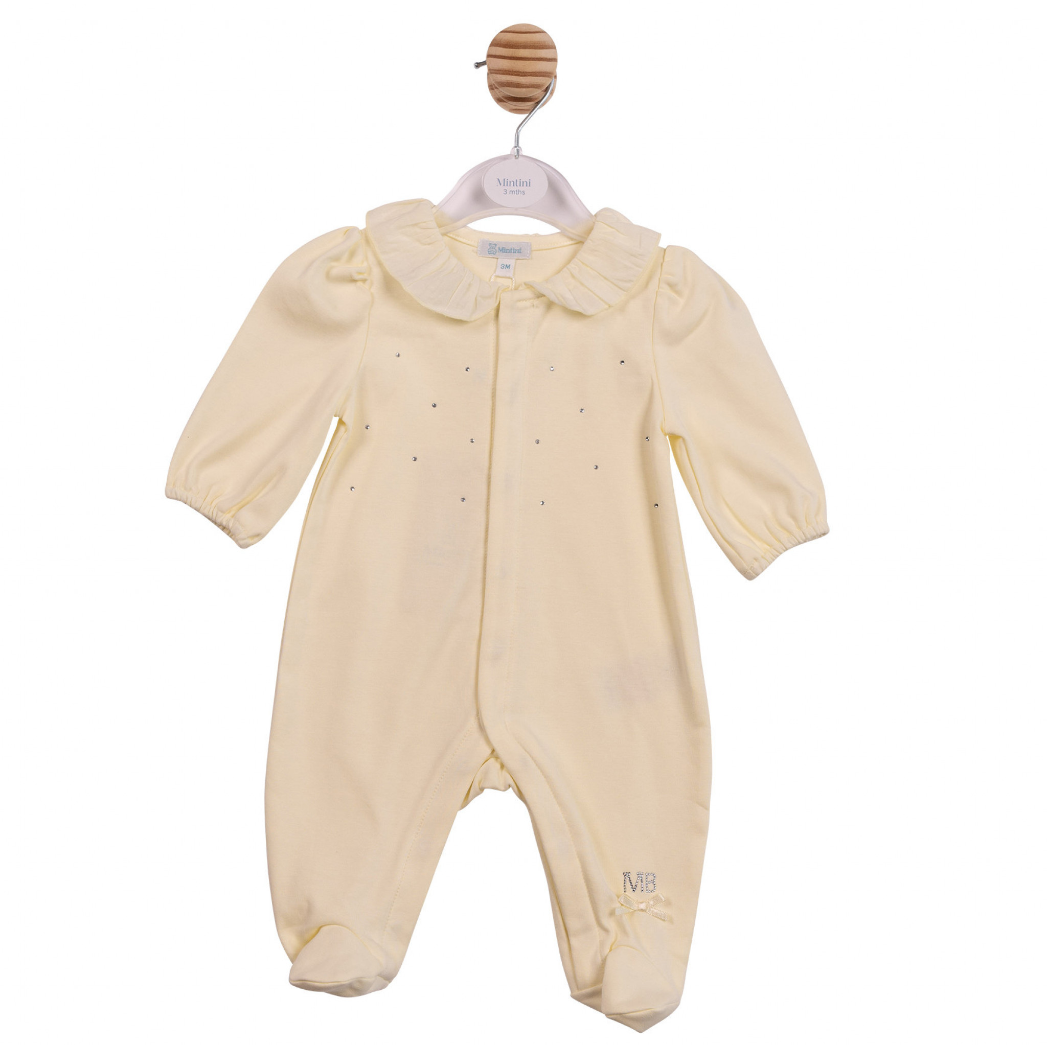 Mintini MB7102 * MB7102 Diamante and Bow All In One (1-9 months)