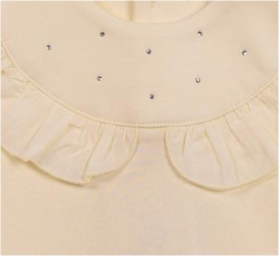 Mintini MB7105 * MB7105 Diamante and Frilled Romper (3-12 months)