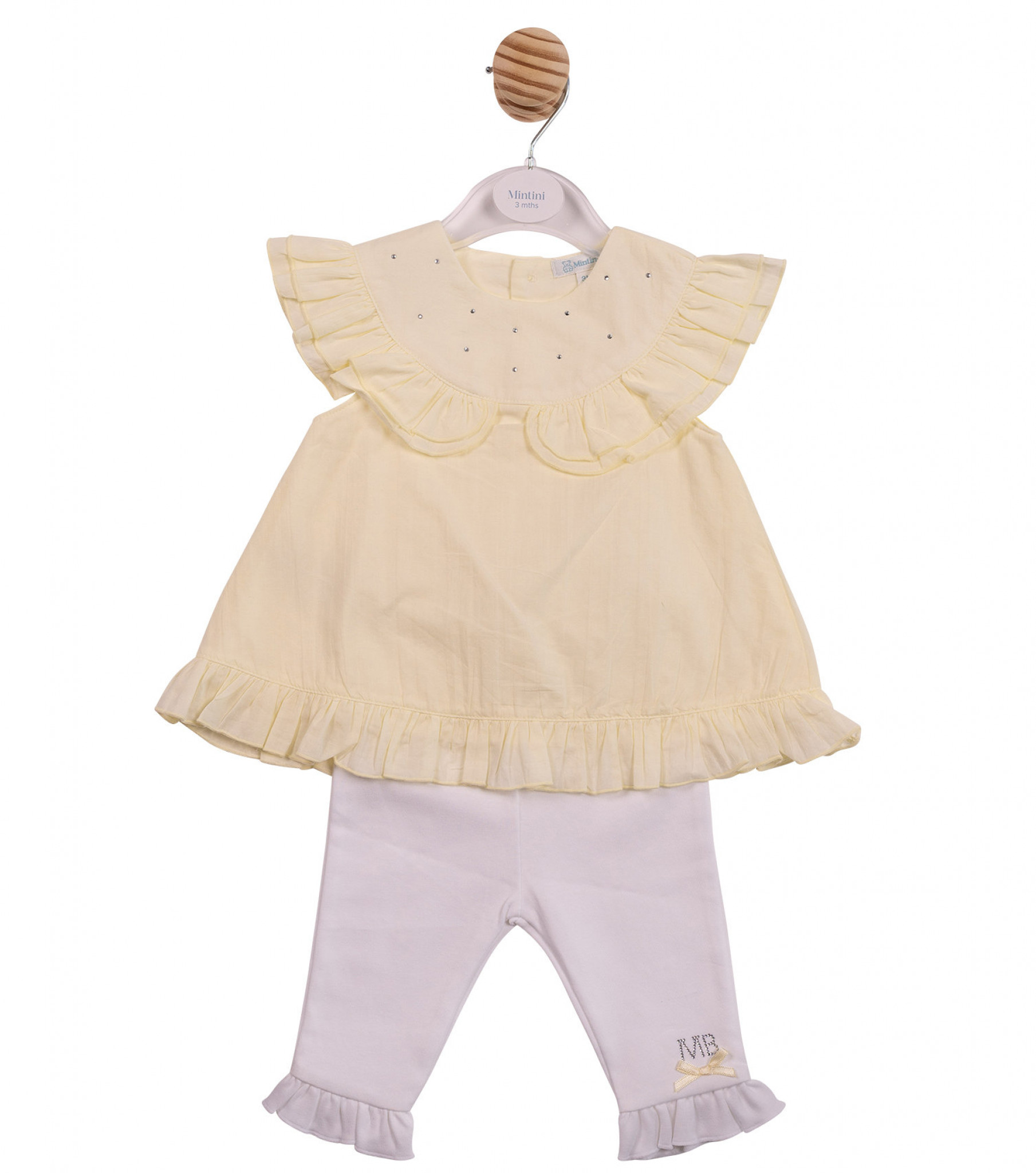 Mintini MB7109 * MB7109B Diamante Dress and Legging Set (3-5 years)