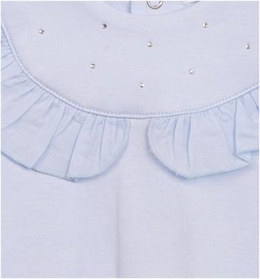 Mintini MB7116 * MB7116 Diamante and frill All in one (1-9 months)