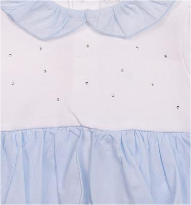Mintini MB7117 * MB7117 Diamante and Frill Romper  (1-9 months)