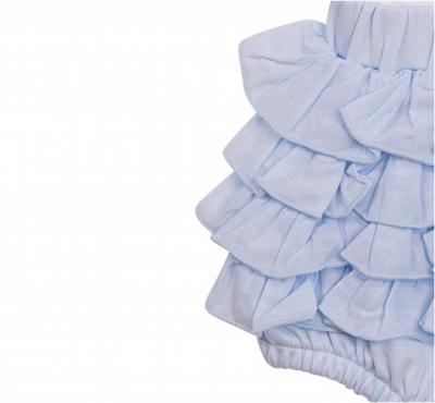 Mintini MB7120A * MB7120A Diamante and Frilled rear dungaree set(12-24 months)