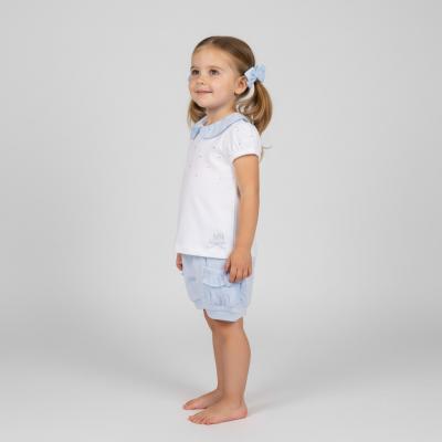 MB7121-B  Diamante Shorts Set  (3-5 years)