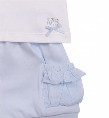 Mintini MB7121B * MB7121B Diamante shorts set(3-5 years)