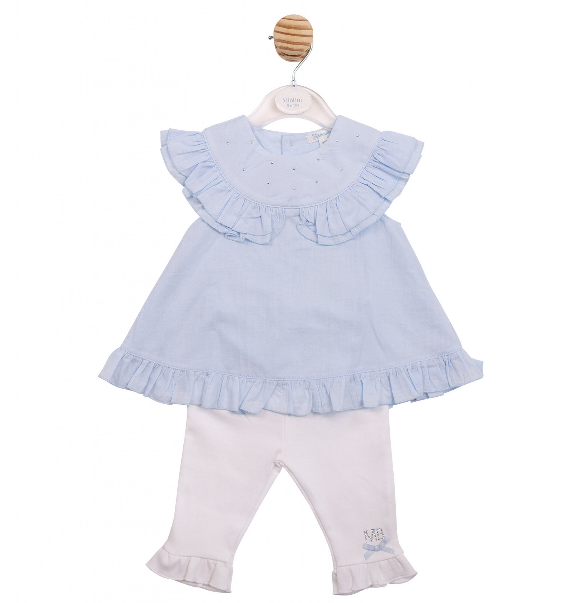 Mintini MB7121B * MB7122B Diamante Dress and legging set(3-5 years)
