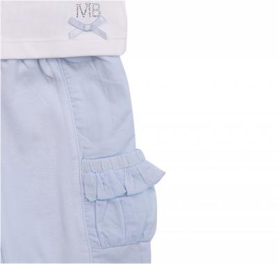 Mintini MB7123 * MB7123 Diamante and Frilled  trouser set(3-9 months)
