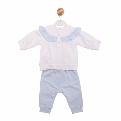 Mintini MB7124 * MB7124 Diamante and Frilled Trouser Set (3-9 months)