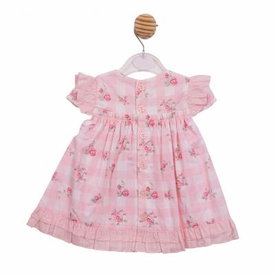 Mintini MB7159A * MB7159A Floral Dress with bow  (12-24 months)