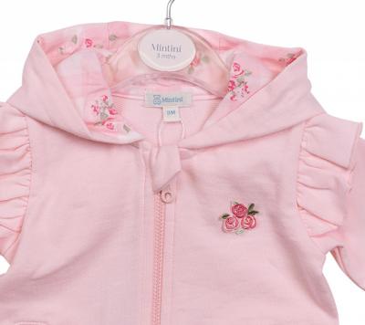 Mintini MB7165 * MB7165B Floral and Check Hooded Jacket(3-5 years)