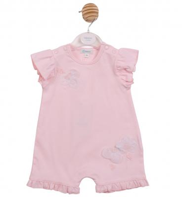 Mintini MB7205 * MB7205 3D Flower romper  (3-12 months)