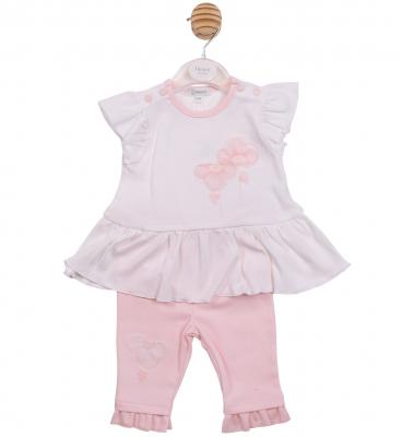 Mintini MB7209 * MB7209P 3D Flower Tunic and Legging Set (3-12 months)