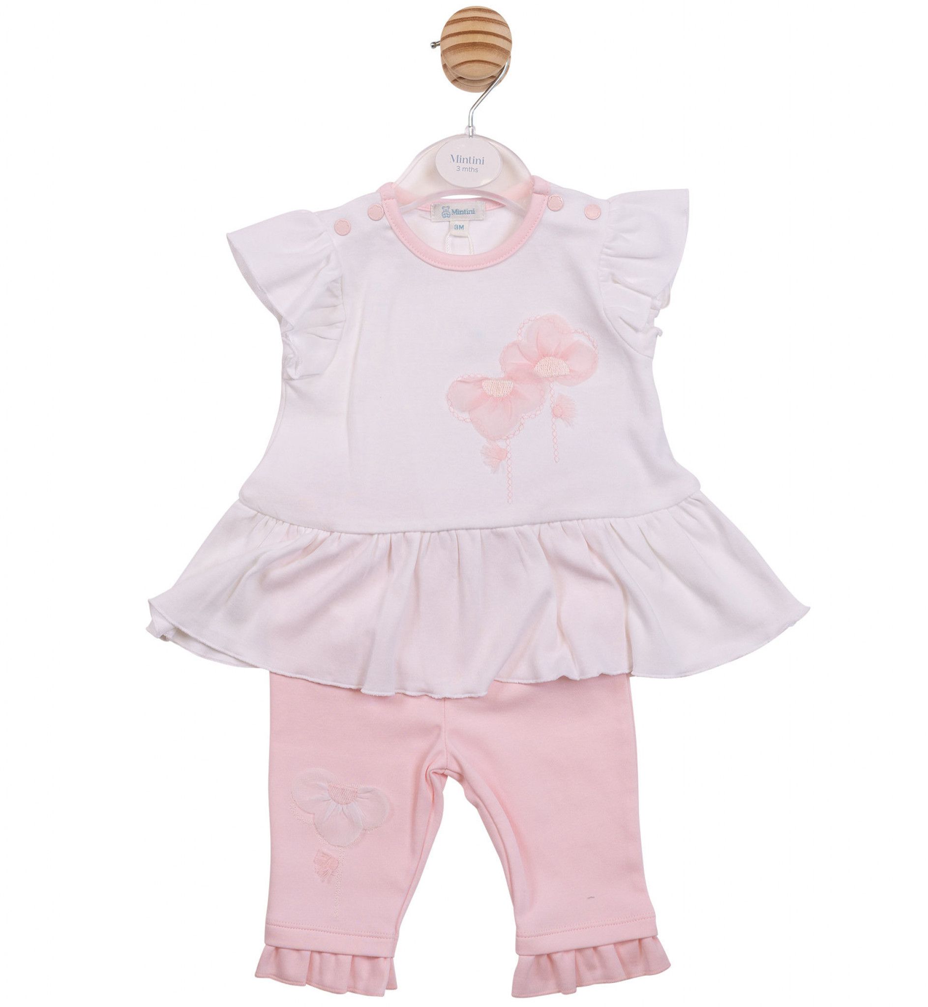 Mintini MB7209A * MB7209A 3D Flower Tunic and Legging Set(12-24 months)
