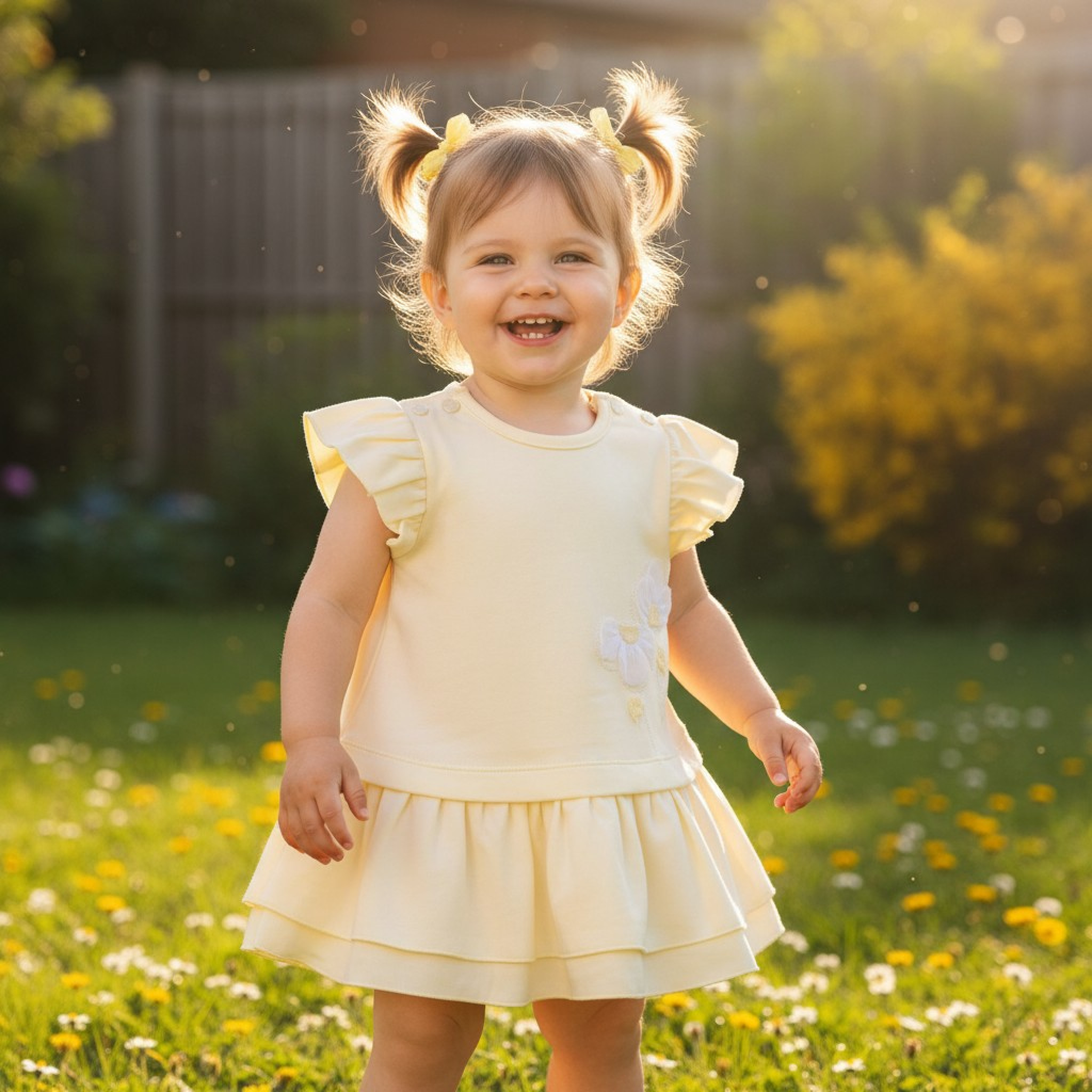 Mintini MB7215B * MB7215B 3D Flower Dress (3-5 years)