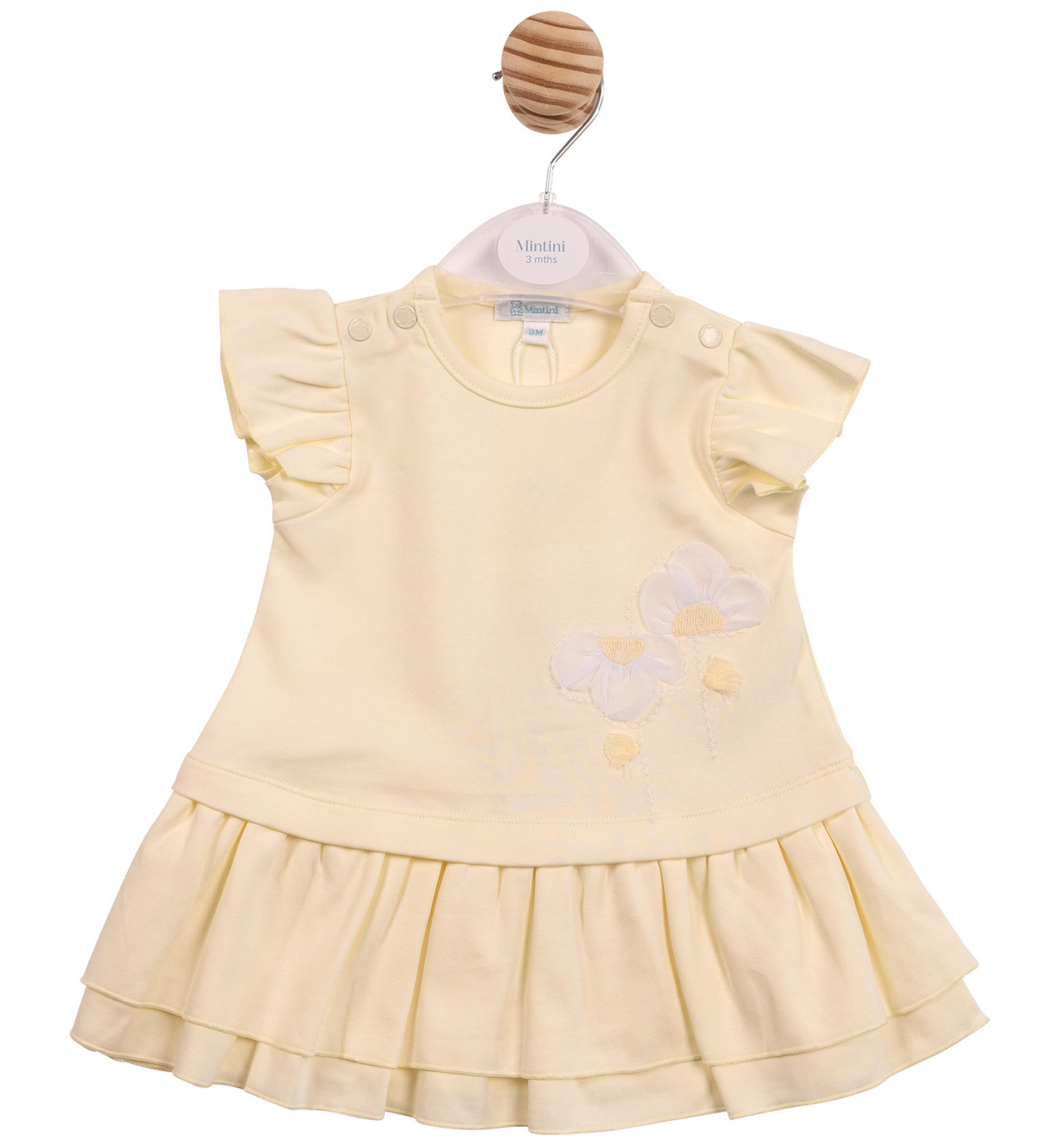 Mintini MB7215B * MB7215B 3D Flower Dress(3-5 years)