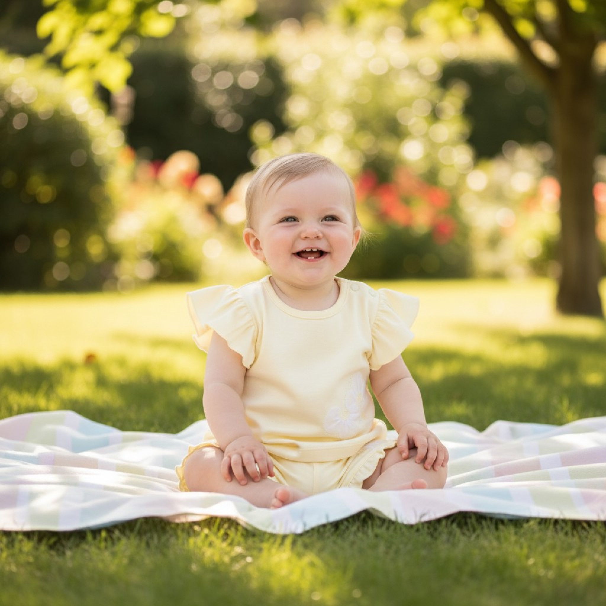 Mintini MB7216 * MB7216Y 3D Flower Shorts and Top (3-9 months)