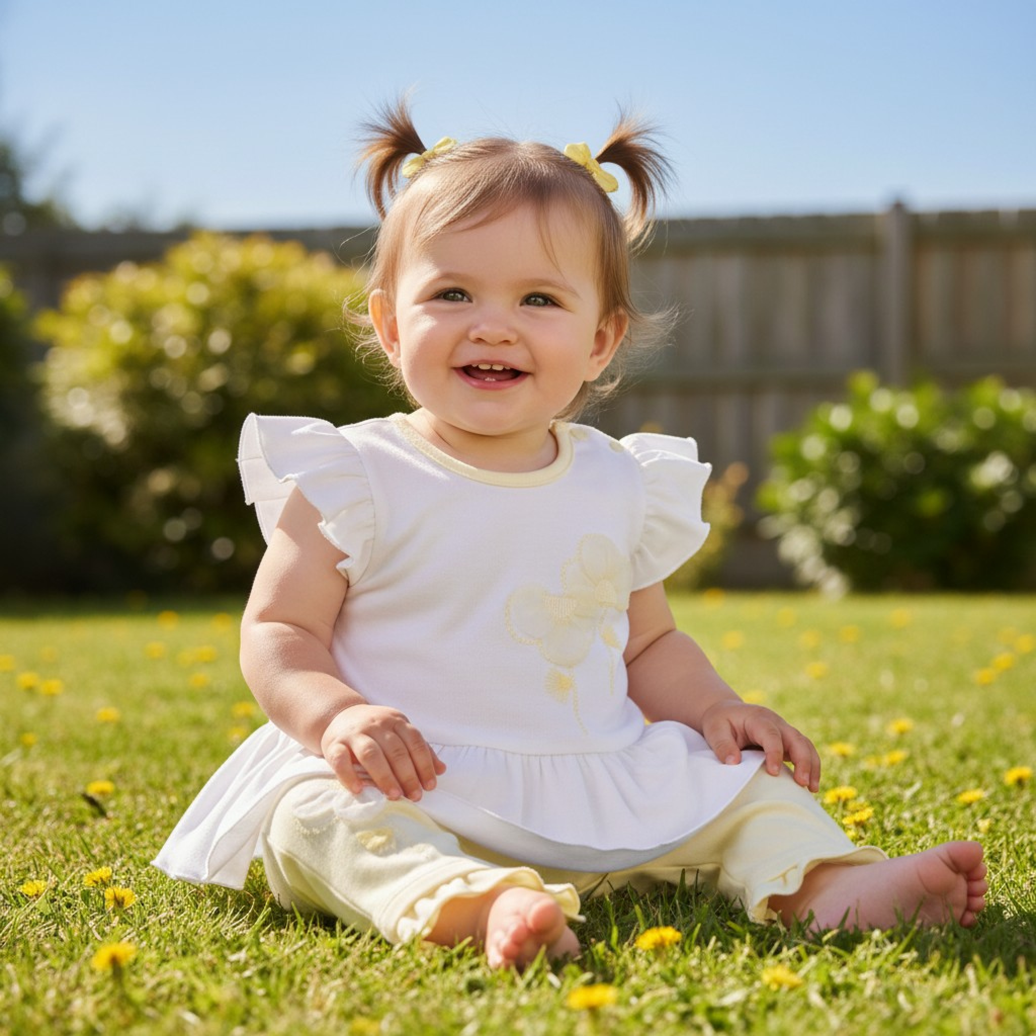 Mintini MB7217A * MB7217A 3D Flower Leggings Set (12-24 months)