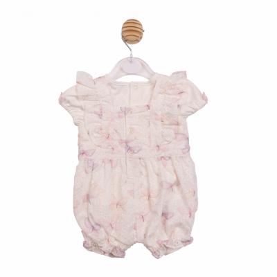 Mintini MB7225 * MB7220 Butterfly Sun Romper  Set (3-9 months)