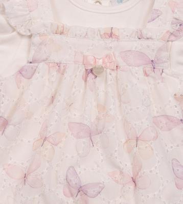 Mintini MB7222 * MB7222A Butterfly Sun Top and Bloomer  Set (12-24 months)