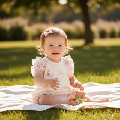 MB7224-A  "Butterfly and Frills" Shorts Set  (12-24 months)