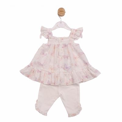 Mintini MB7225A * MB7225B Butterfly Dress and Legging Set (3-5 years)