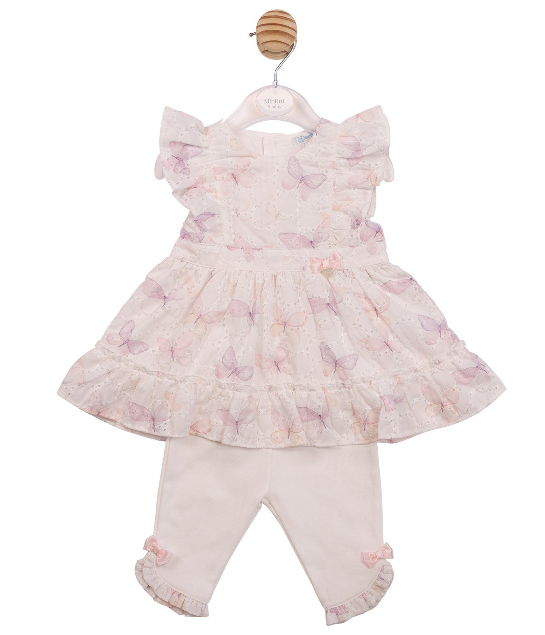 Mintini MB7226 * MB7226B Butterfly Dress and Legging Set (3-5 years)
