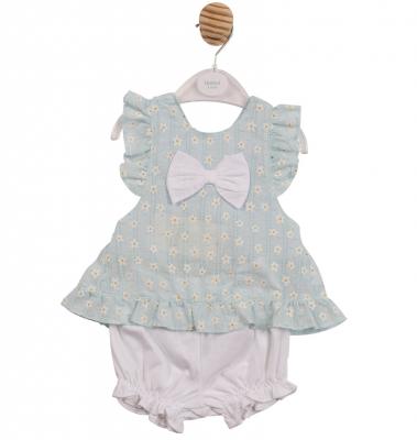 Mintini MB7250 * MB7250G Floral Cross Back Sun Set (3-9 months)