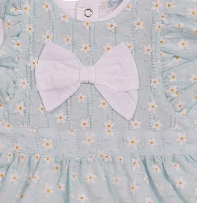 Mintini MB7251 * MB7251A Floral Cross Back 3 Piece Sun Set (12-24 months)