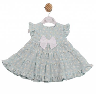 Mintini MB7252B * MB7252B Floral Dress with Bow (3-5 years)
