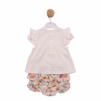 Mintini MB7256 * MB7256A Poppy Broderie Jam Pant Set  (12-24 months)