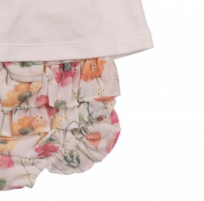 Mintini MB7256 * MB7256 Poppy Broderie Jam Pant Set  (3-9 months)