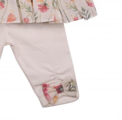 Mintini MB7260 * MB7260B Poppy Broderie Tiered Leggings  Set  (3-5 years)