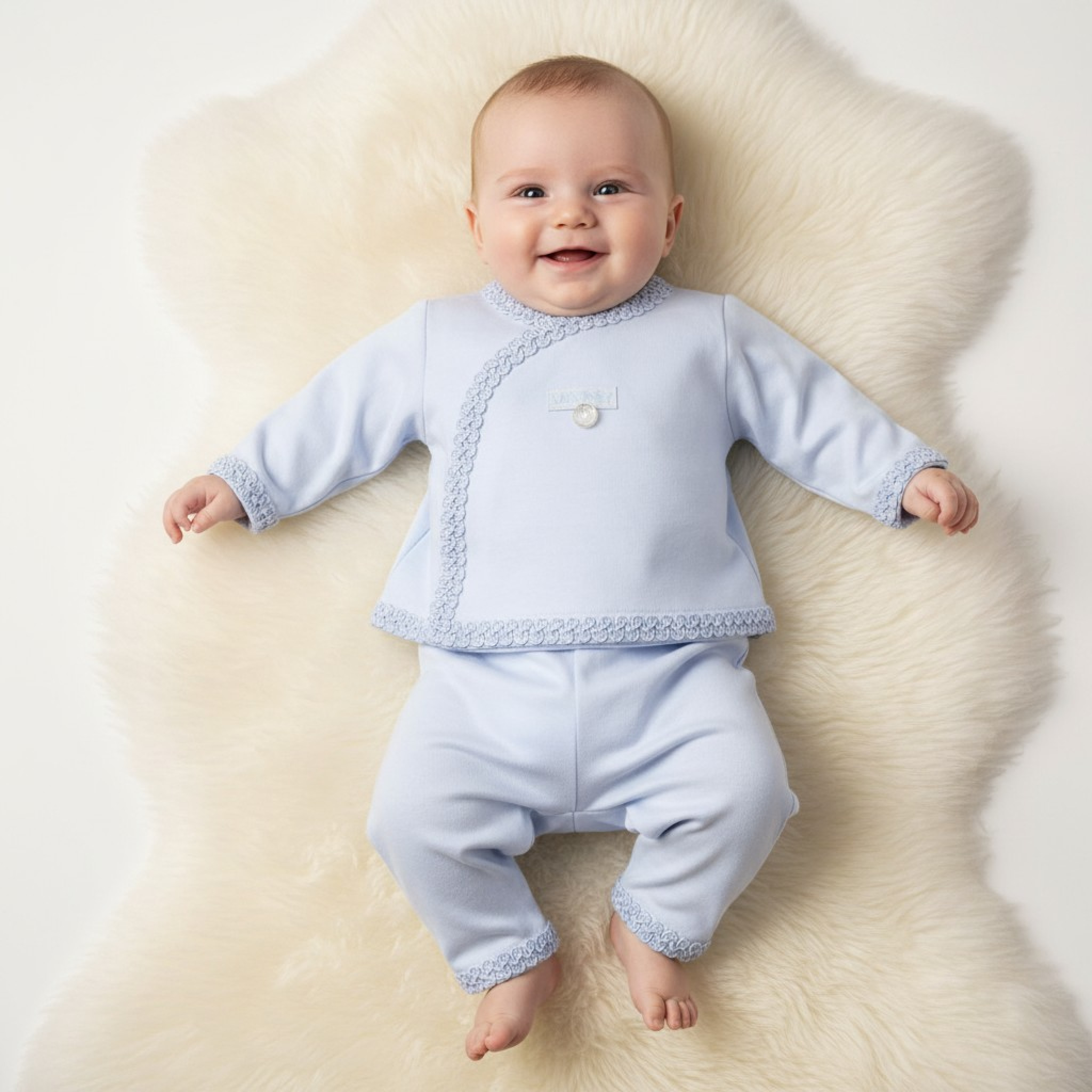 Mintini MB5389  MBLBW5382S-38 Brocade Trousers and Top (3-8lbs)