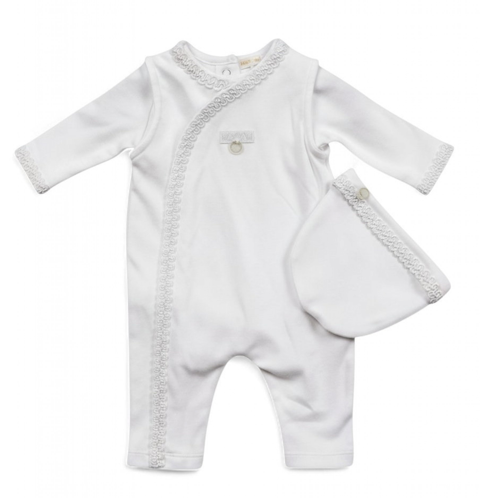 Mintini MB5388 5056590117364 MBLBW_5388-3-8 Brocade Dungaree Set (3-8lbs)