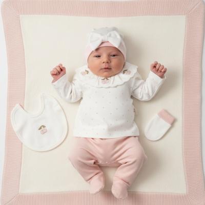 MC2089  Cherry five piece set  ( 0-3 months)