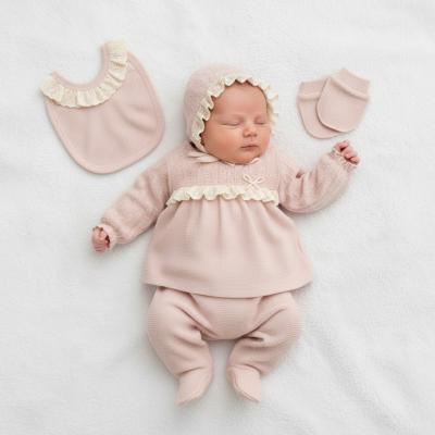 MC2093  Knit five piece set  ( 0-3 months)