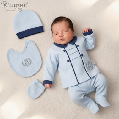 MC2094   Piped five piece set  ( 0-3 months)