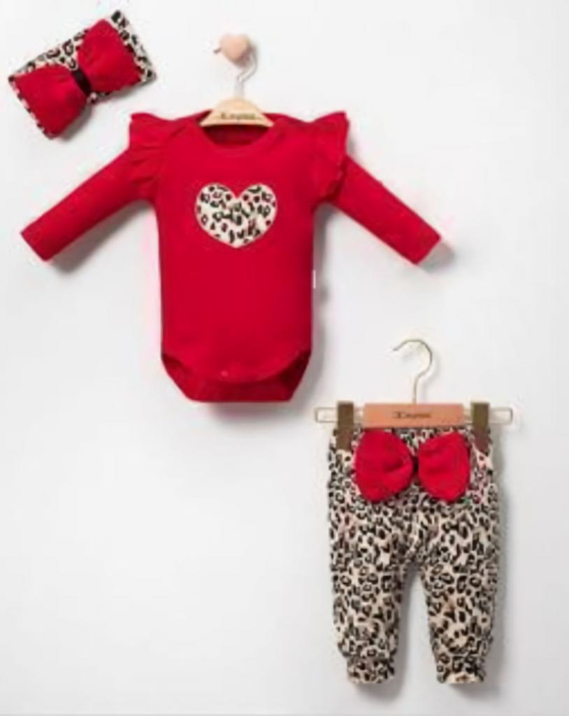 MiniCayzen 4020 * MC4020 Red Heart Set(3-18 months)