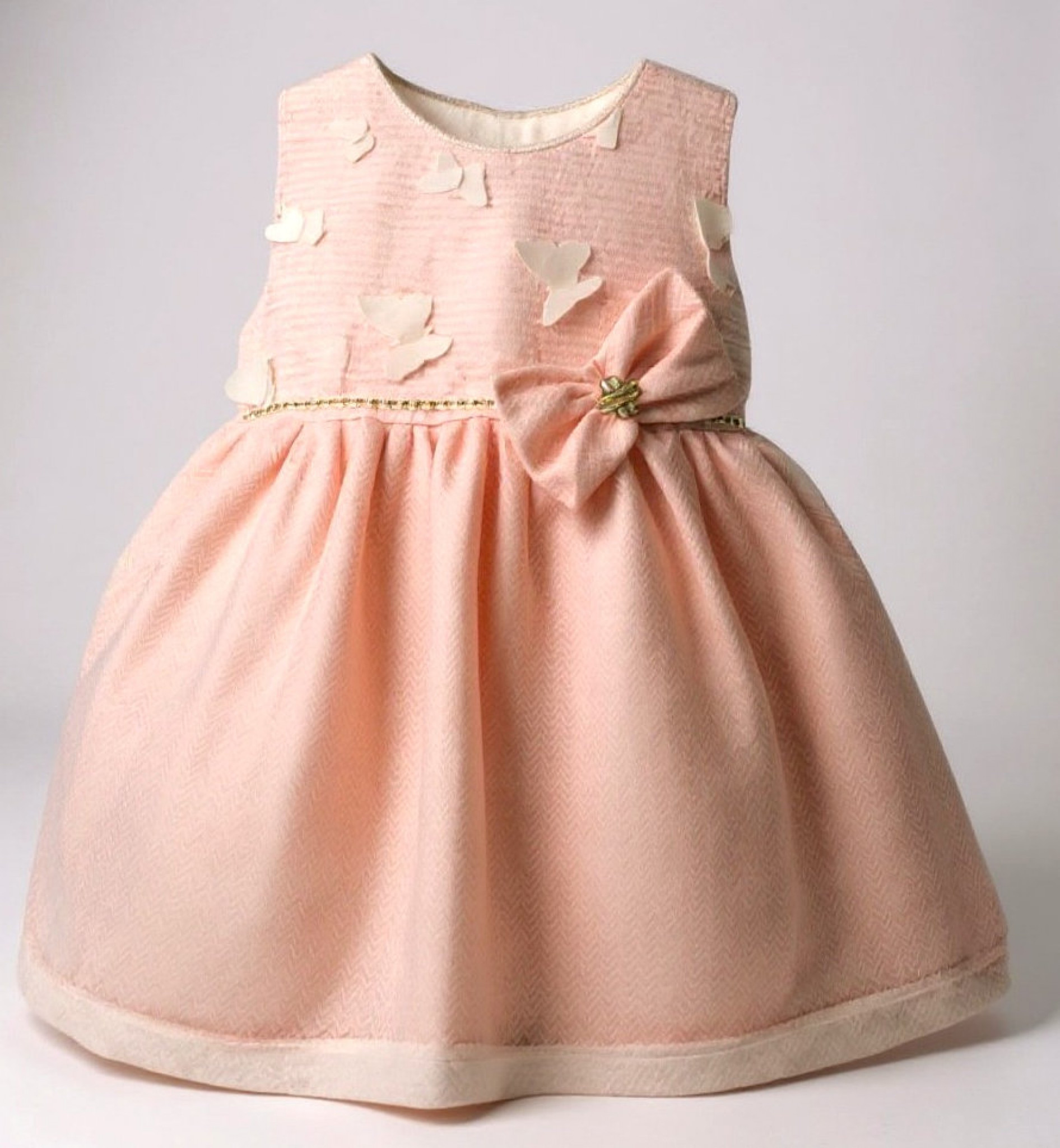Melia MQ1050 SKY  MEMQ1050-P Pink Butterfly Dress (0-36 months)