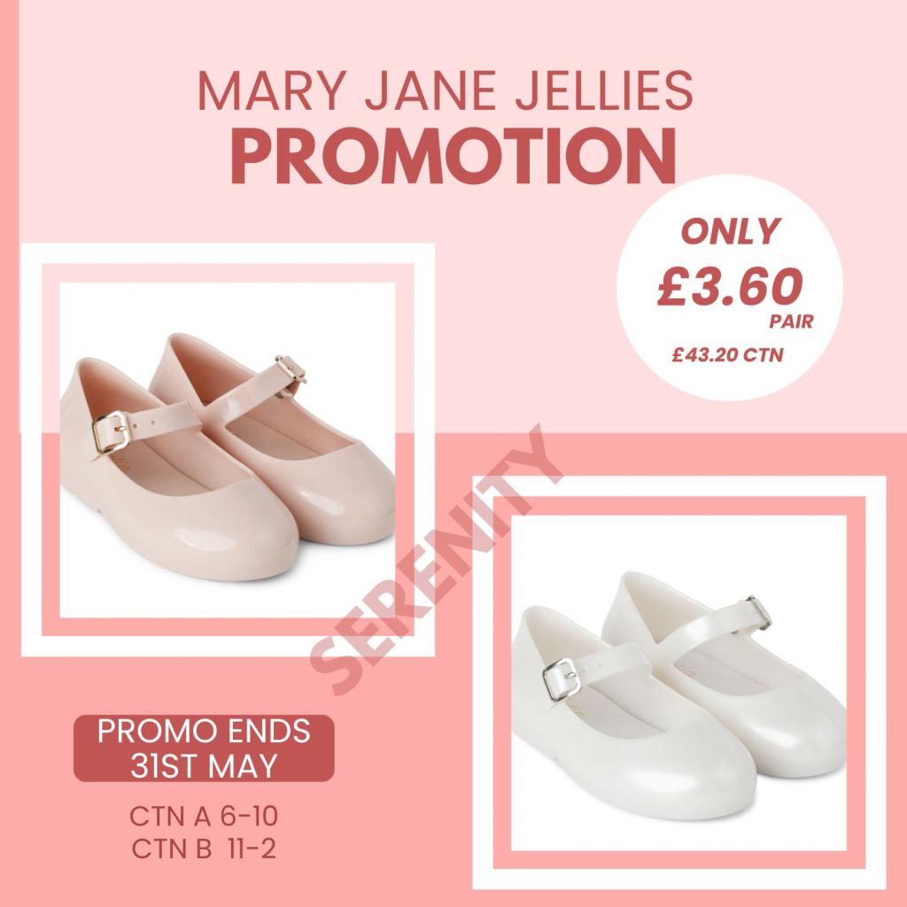 Melia Serenity * MESerenityX Serenity Jelly Shoe Pack of 12 (Choose)