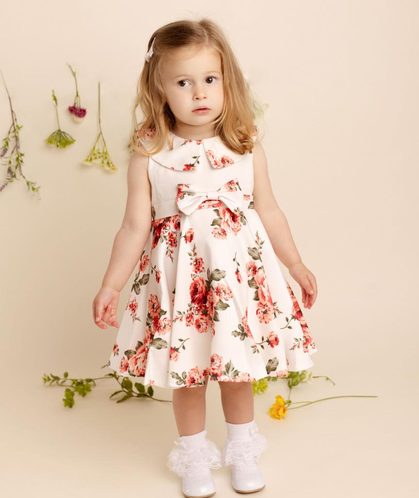 Melia VD1069 * MEVD0169A "Roses" Dress (0-36 months)