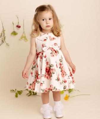 Melia VD1069 * MEVD0169A-W "Roses" Dress (0-36 months)