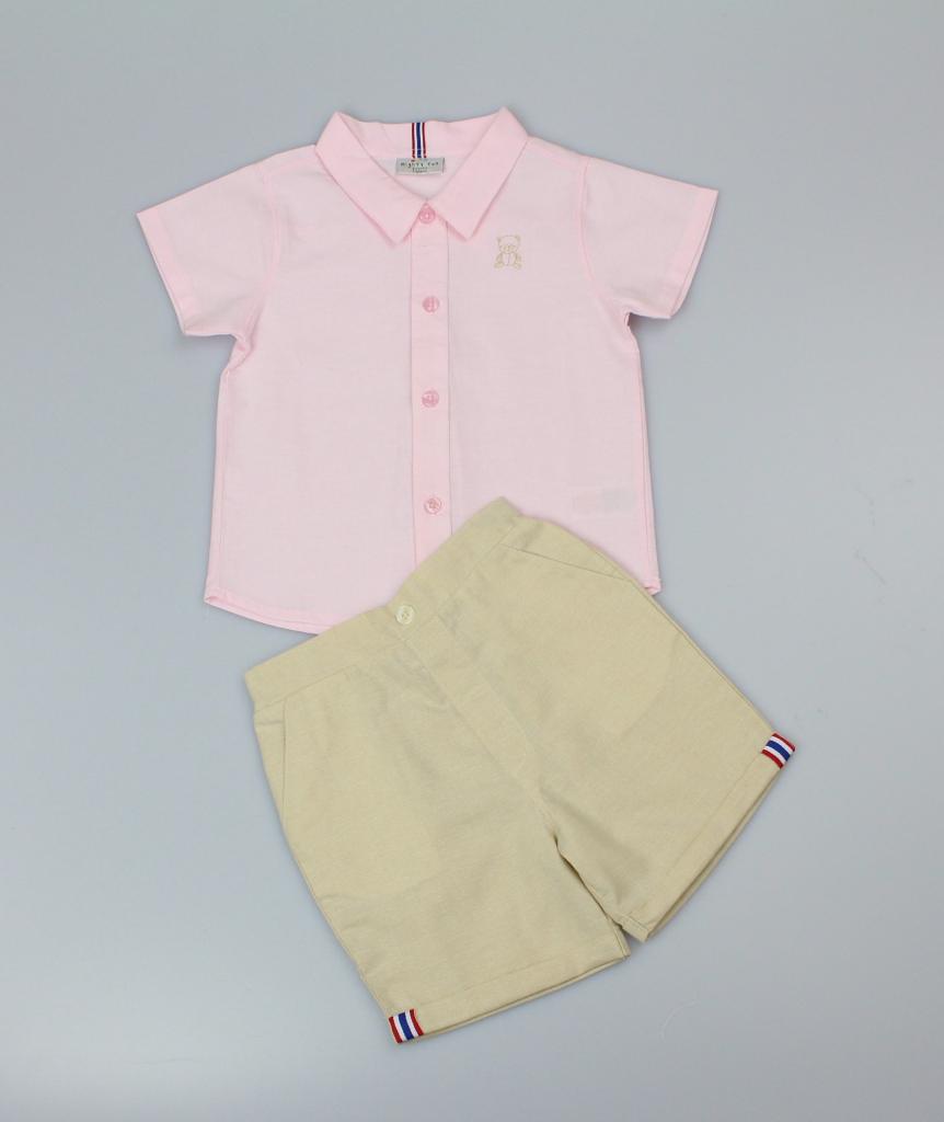 Mighty Fun 32013 505075006463 MFC32010 "Teddy" Shirt and Shorts Set (6-24 months)