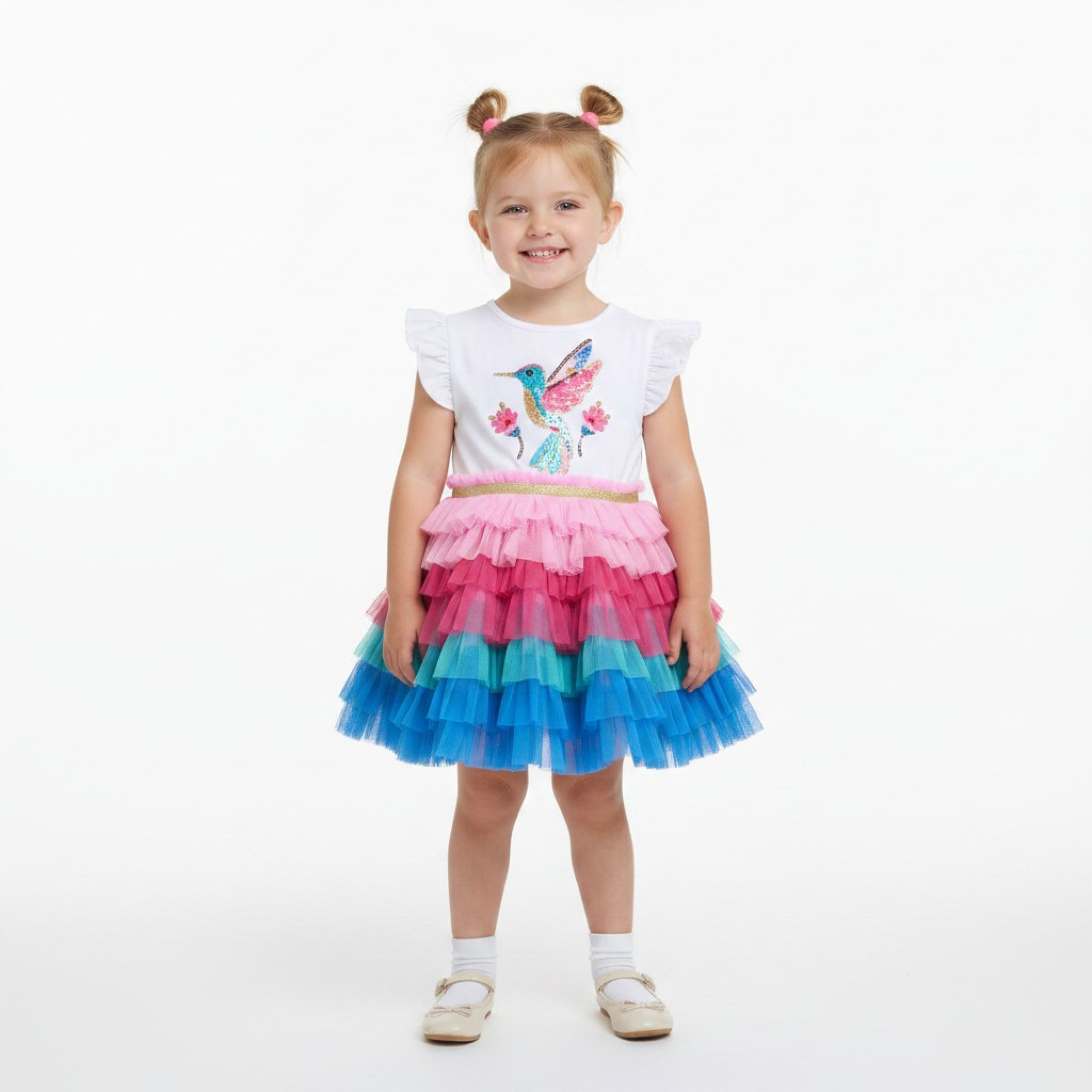 Miss H14007 * MIH14007-A Humming Bird Tutu Dress (3-5 years)