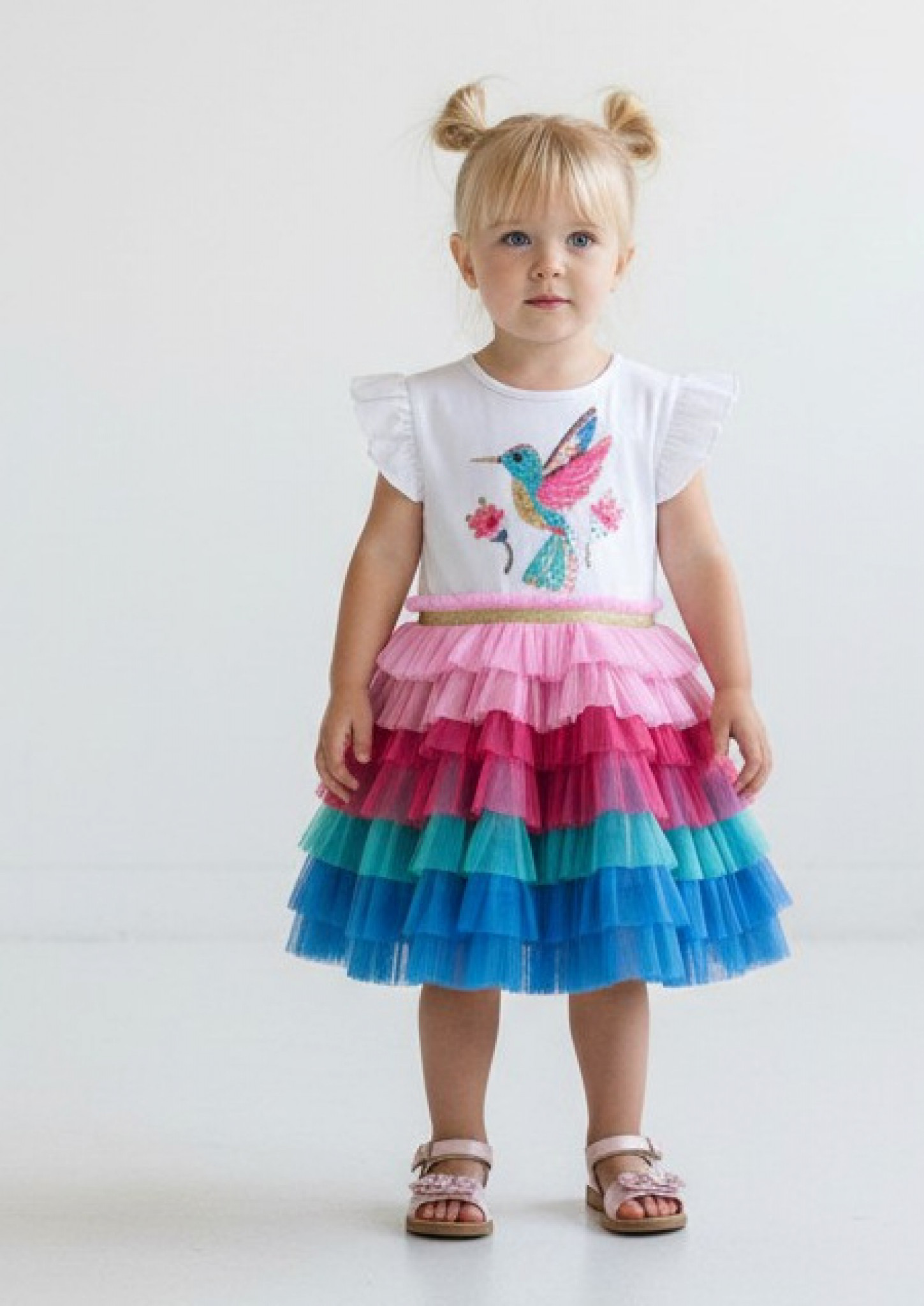 Miss H14007 * MIH14007A Humming Bird Tutu Dress (3-5 years)